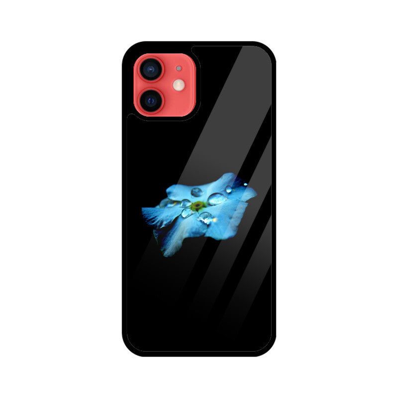 Indigo Rain | Glass iPhone Case