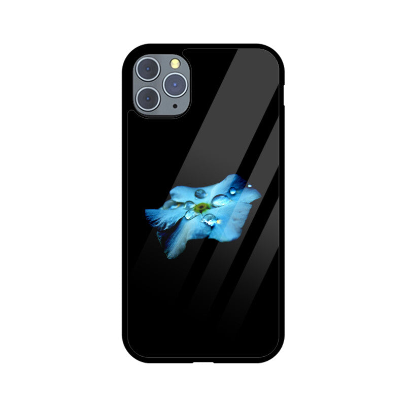 Indigo Rain | Glass iPhone Case
