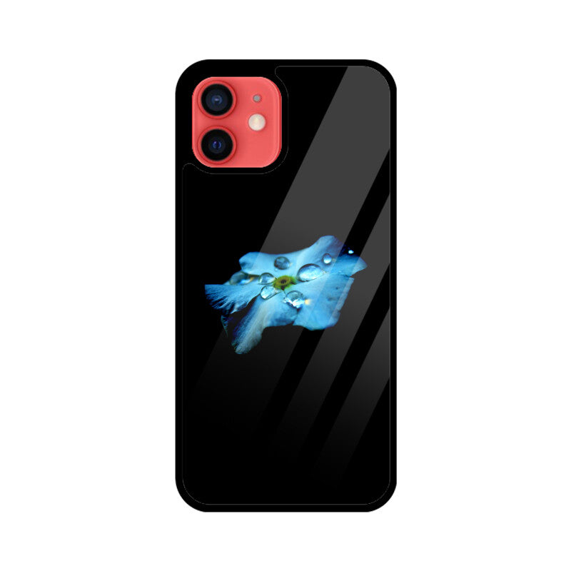 Indigo Rain | Glass iPhone Case