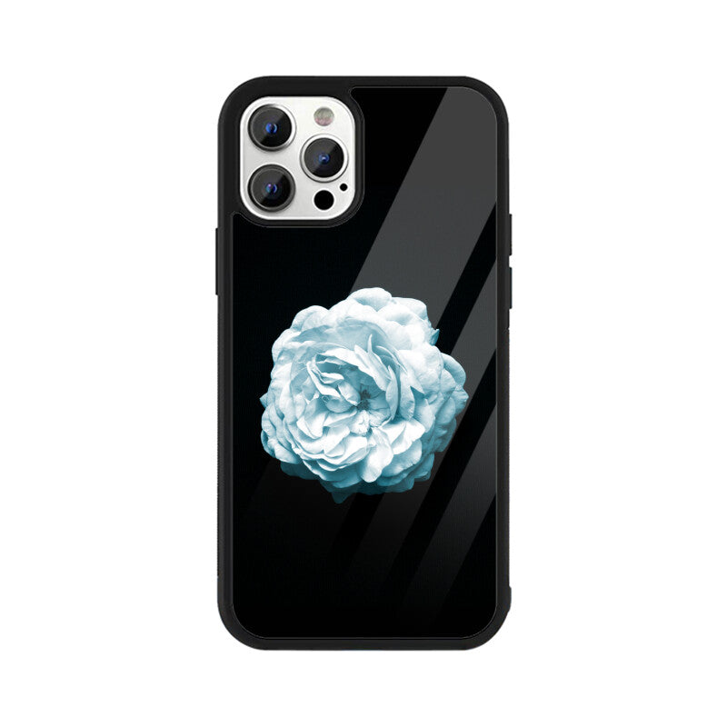 Moonlit Rose Mirage | Glass iPhone Case
