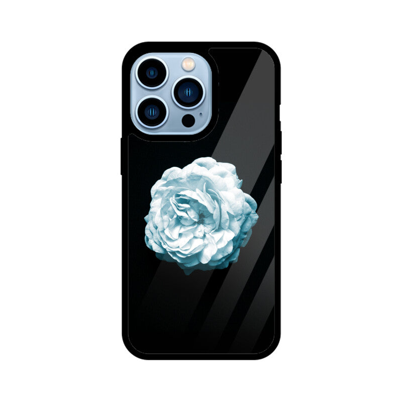 Moonlit Rose Mirage | Glass iPhone Case