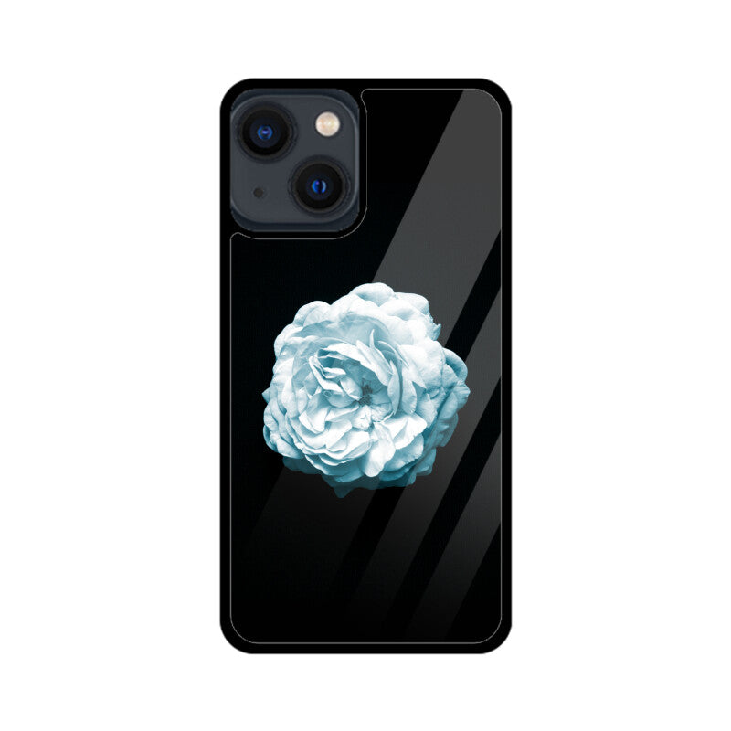 Moonlit Rose Mirage | Glass iPhone Case