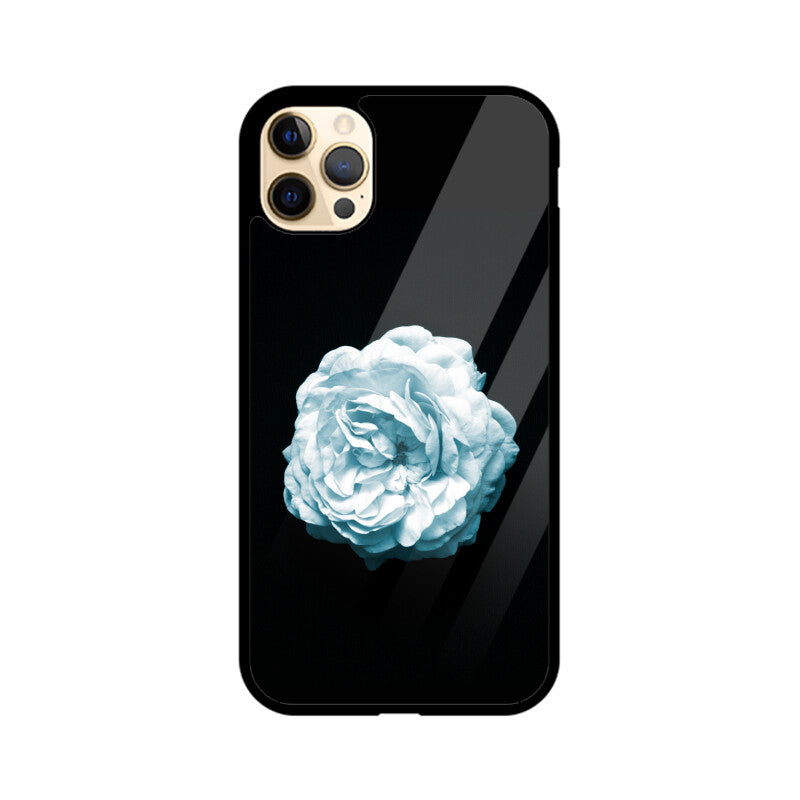 Moonlit Rose Mirage | Glass iPhone Case