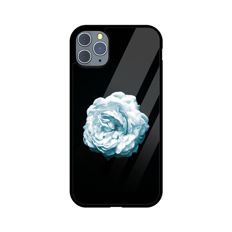 Moonlit Rose Mirage | Glass iPhone Case
