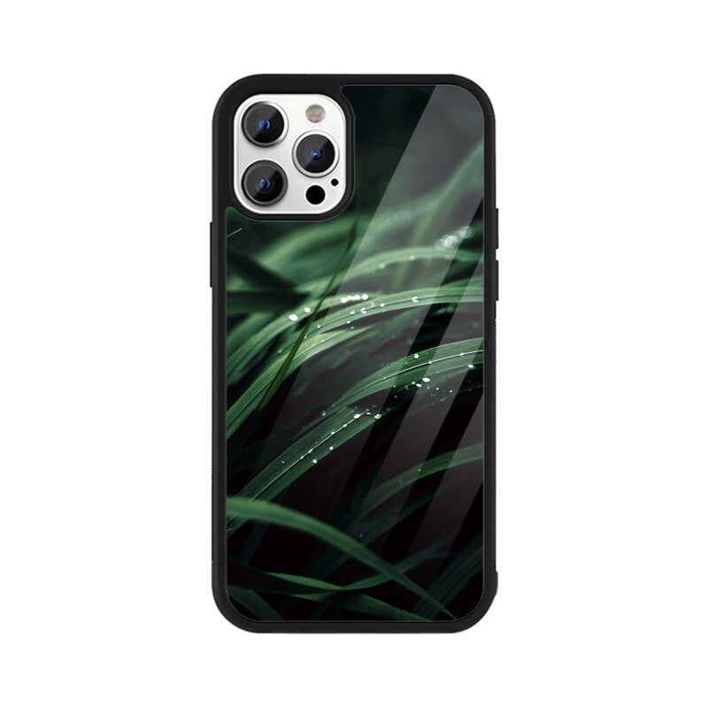 Dewy Verdure | Glass iPhone Case