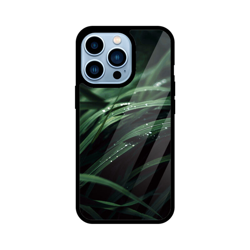 Dewy Verdure | Glass iPhone Case
