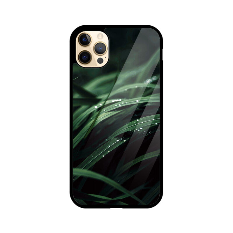 Dewy Verdure | Glass iPhone Case