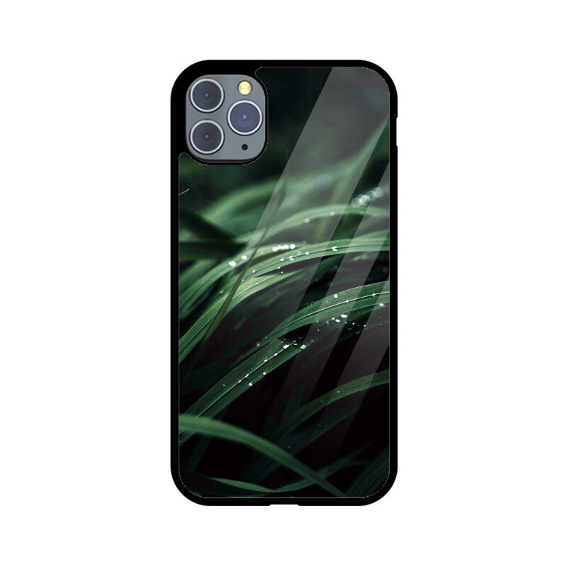 Dewy Verdure | Glass iPhone Case