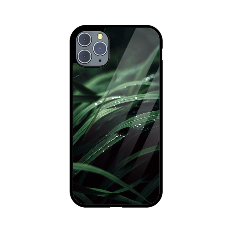Dewy Verdure | Glass iPhone Case