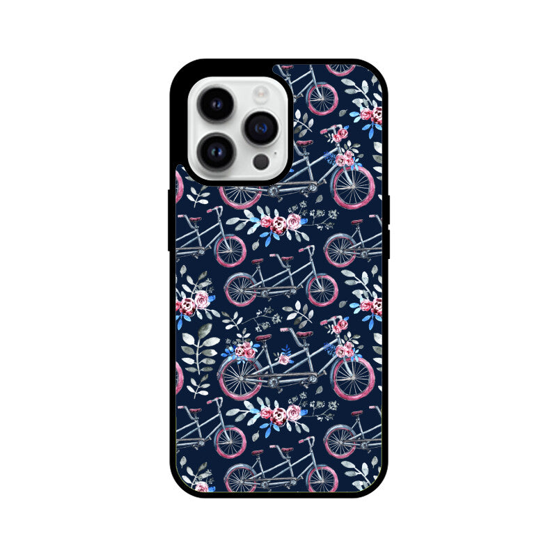 Blossoming Rides | Glass iPhone Case