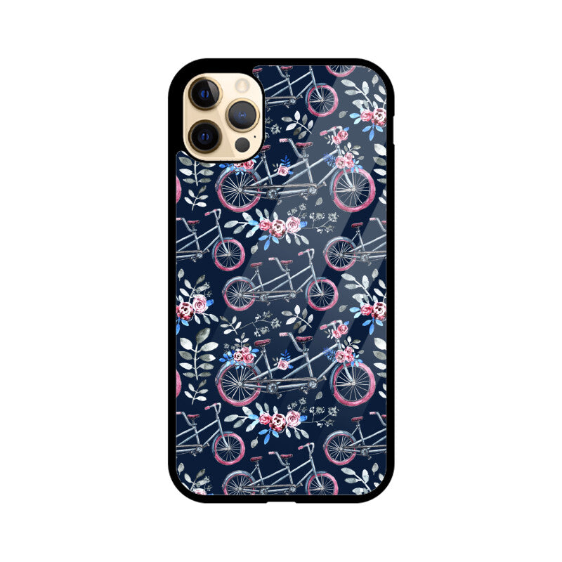 Blossoming Rides | Glass iPhone Case