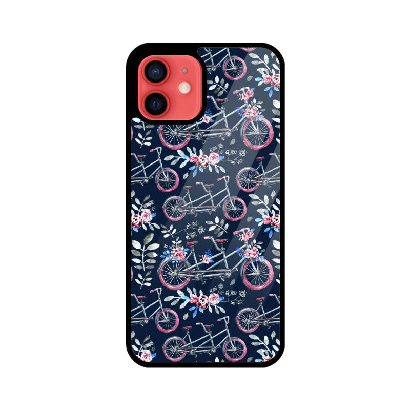 Blossoming Rides | Glass iPhone Case