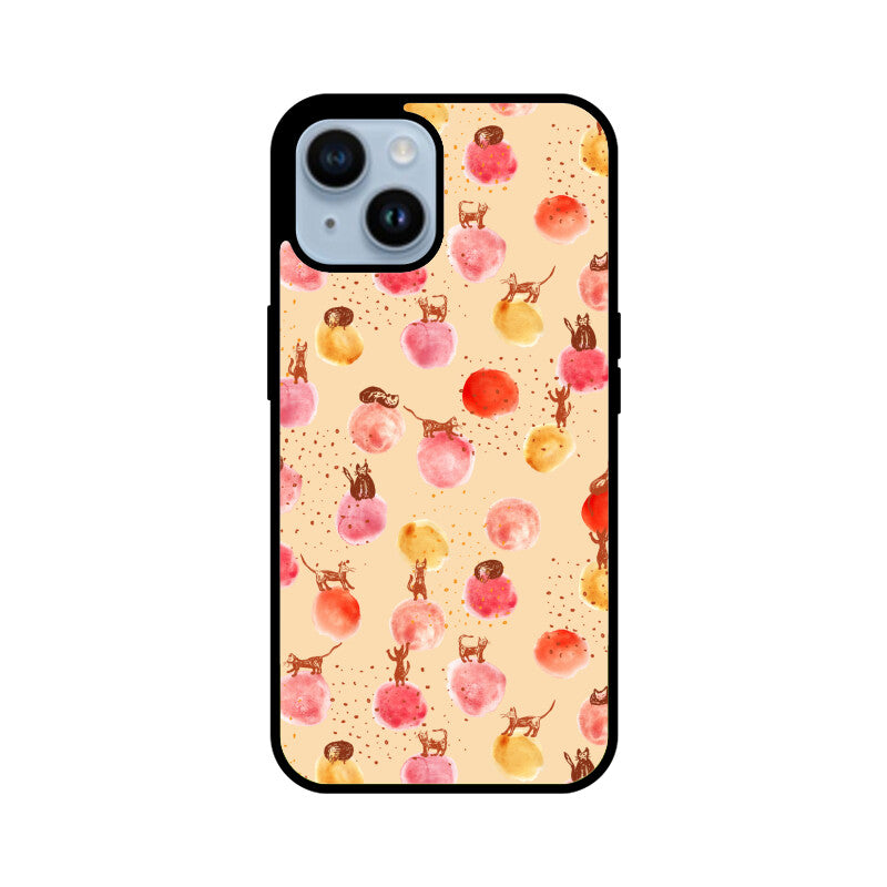 Whimsical Cats | Glass iPhone Case