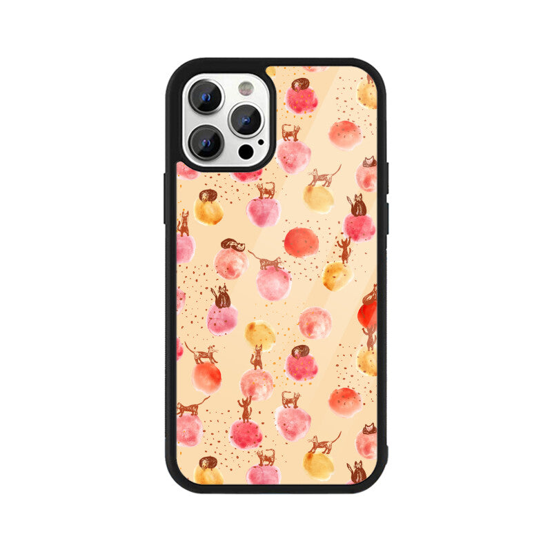 Whimsical Cats | Glass iPhone Case
