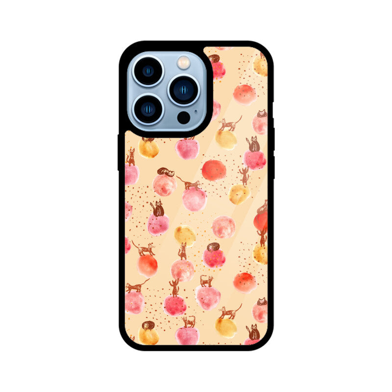 Whimsical Cats | Glass iPhone Case