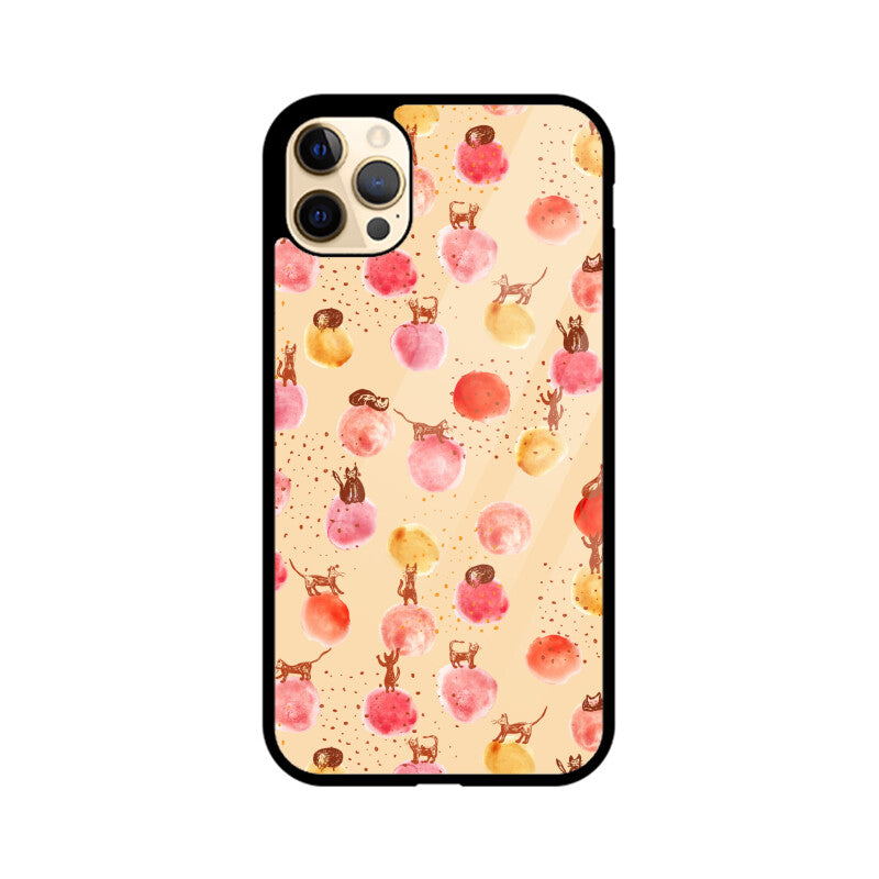 Whimsical Cats | Glass iPhone Case
