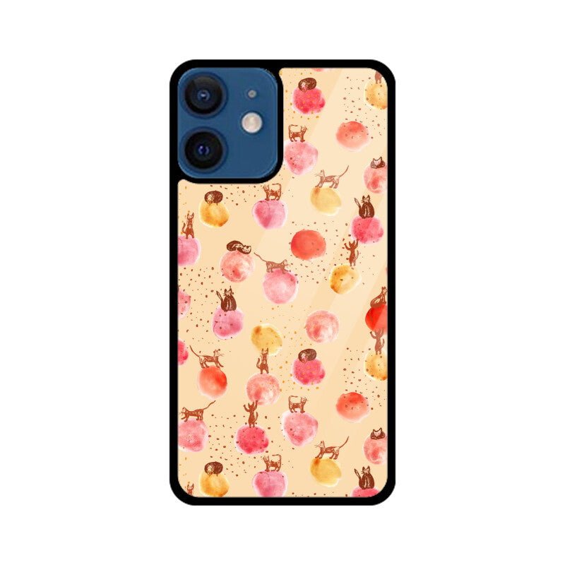 Whimsical Cats | Glass iPhone Case