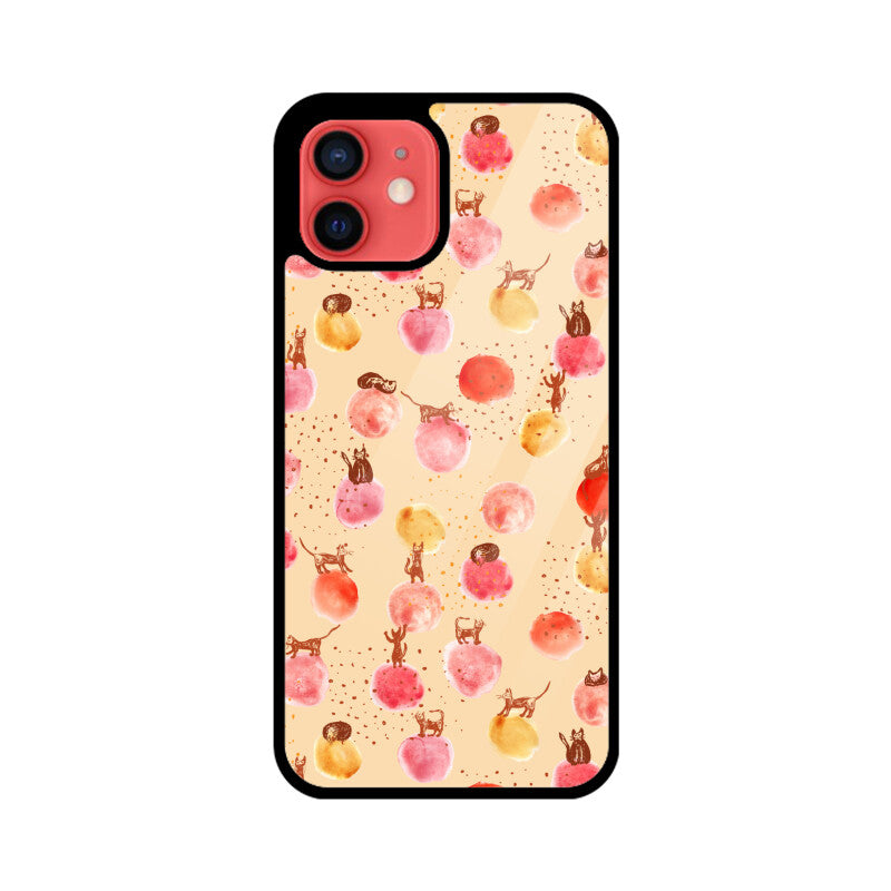 Whimsical Cats | Glass iPhone Case