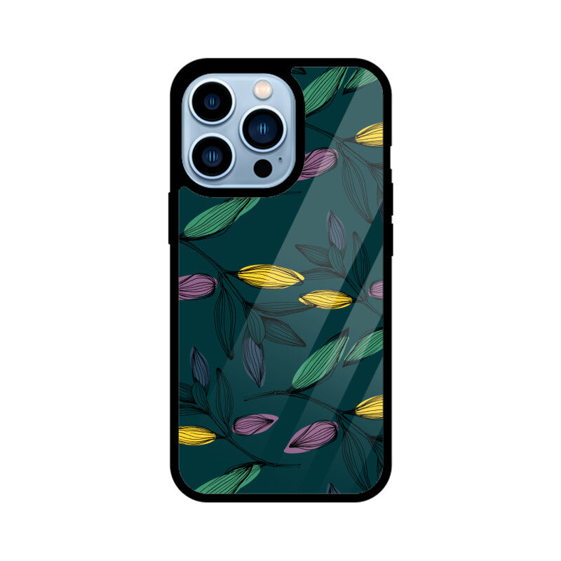 Olive Grove Whispers | Glass iPhone Case