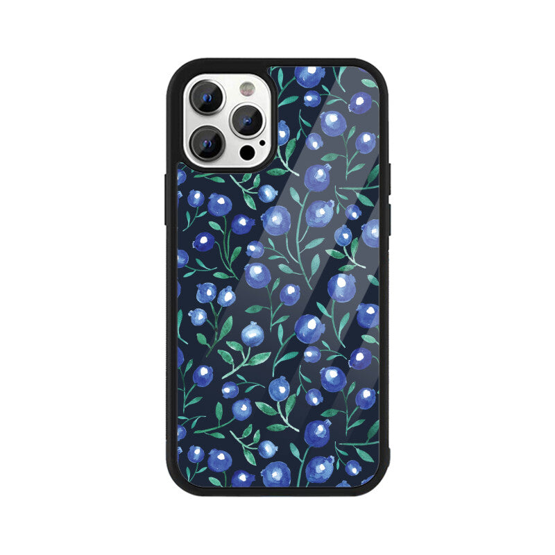 Blueberry Bliss | Glass iPhone Case
