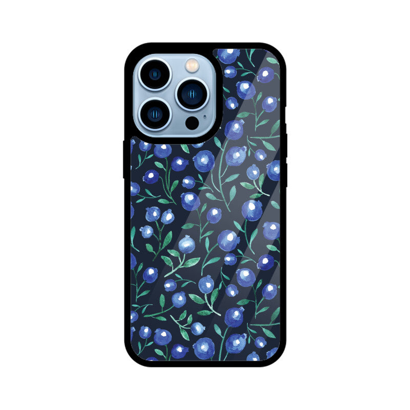Blueberry Bliss | Glass iPhone Case
