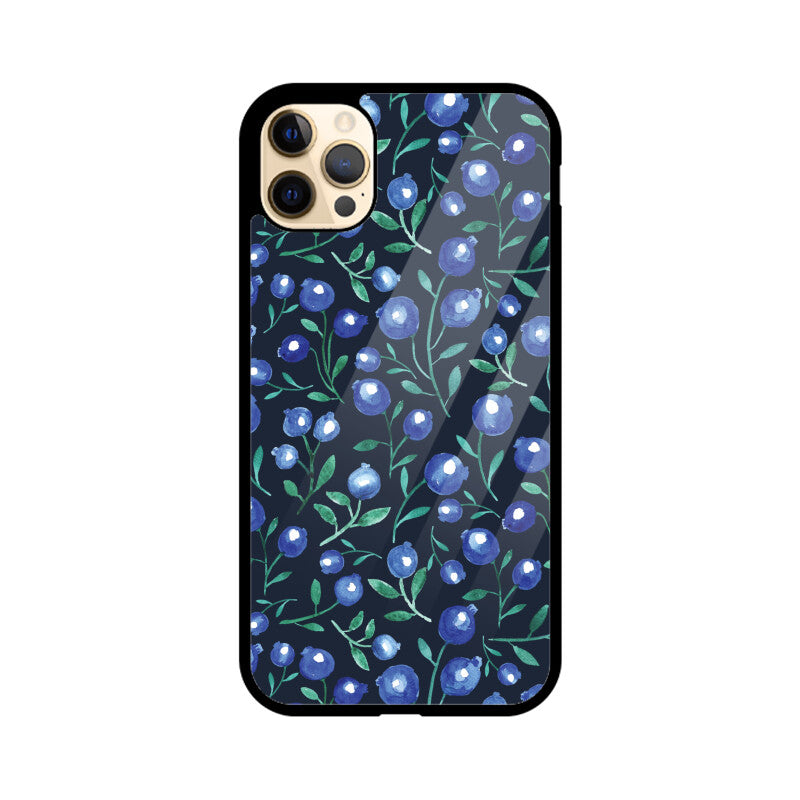 Blueberry Bliss | Glass iPhone Case