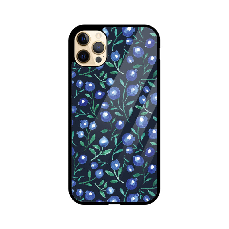 Blueberry Bliss | Glass iPhone Case