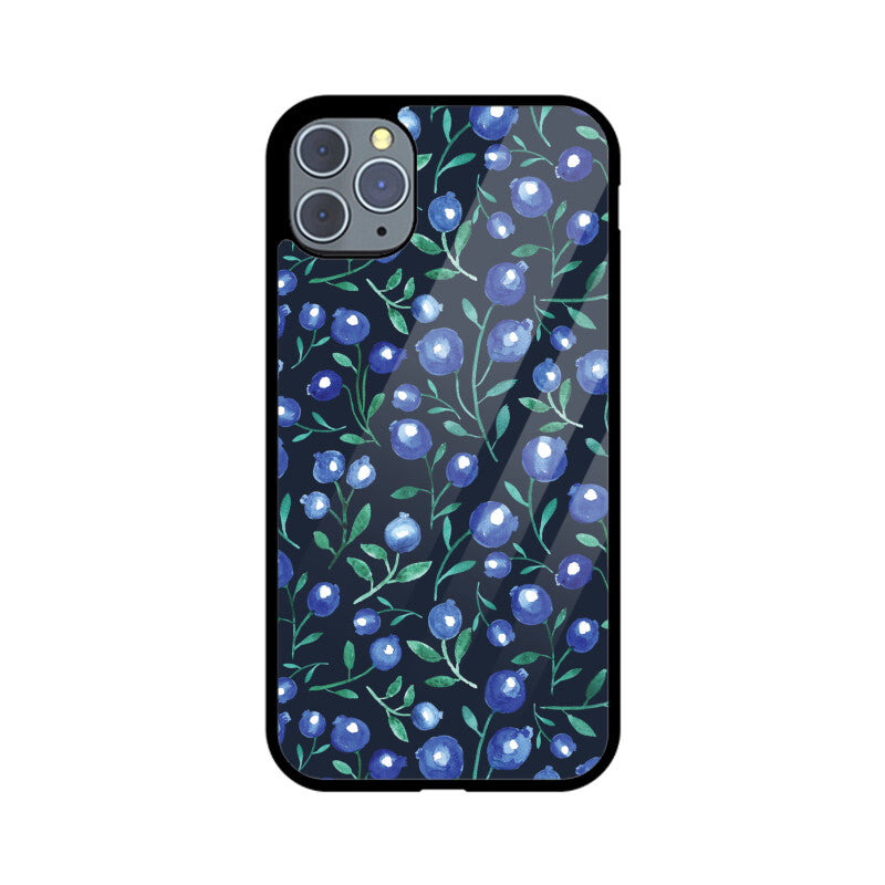 Blueberry Bliss | Glass iPhone Case