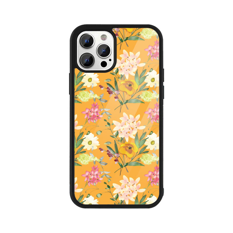 Golden Garden | Glass iPhone Case