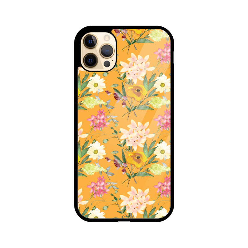 Golden Garden | Glass iPhone Case
