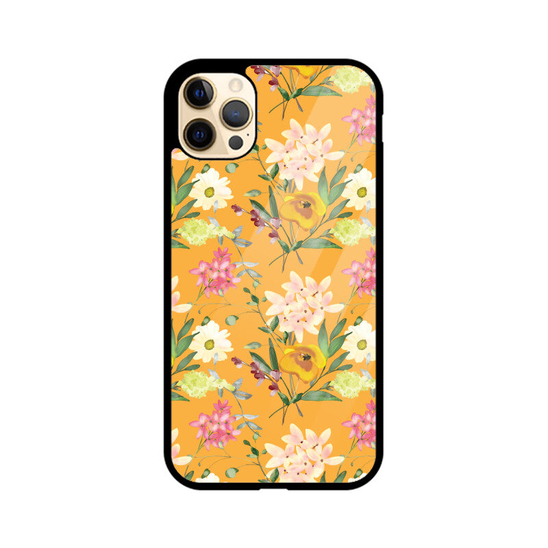 Golden Garden | Glass iPhone Case