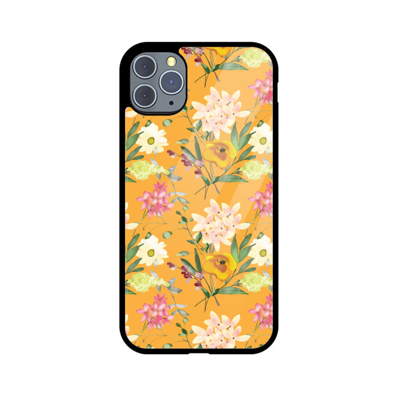 Golden Garden | Glass iPhone Case