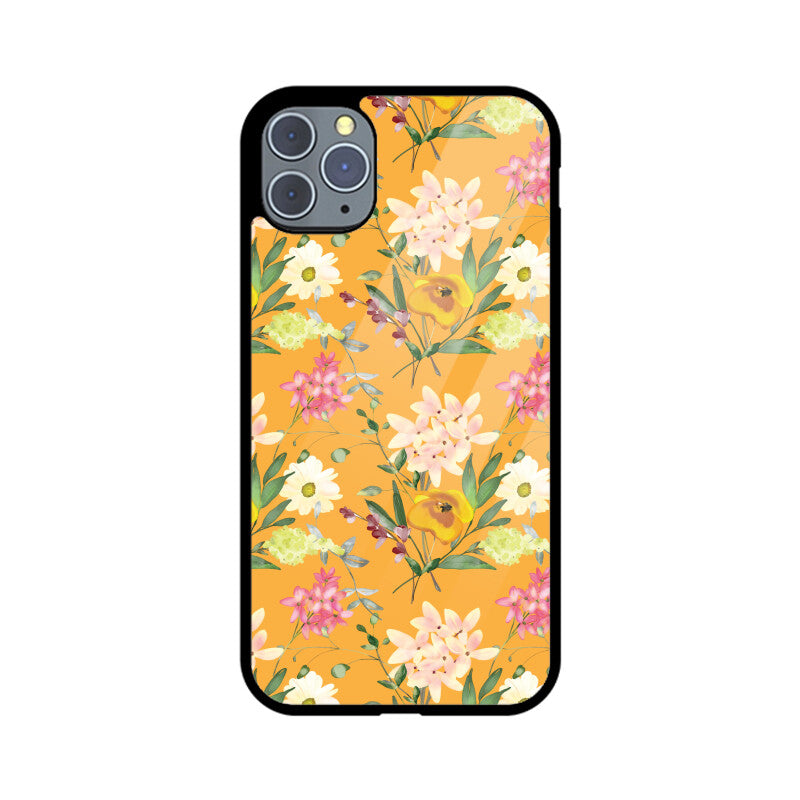 Golden Garden | Glass iPhone Case
