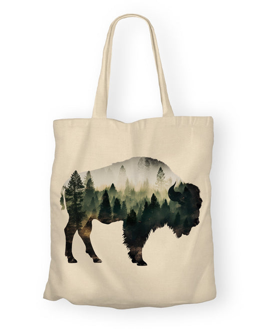 Wild Echoes - Bison Spirit | Tote Bag
