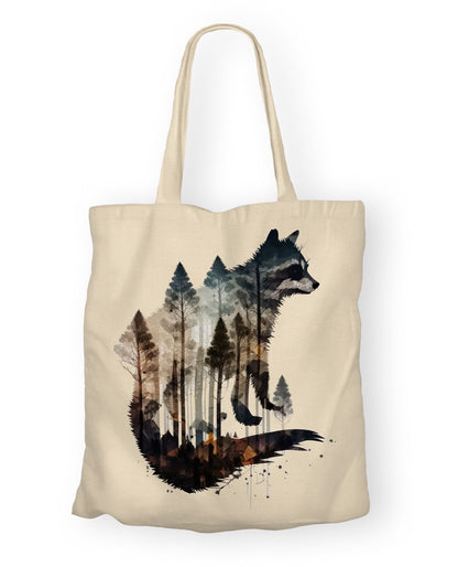 Wild Echoes - Raccoon Spirit | Tote Bag