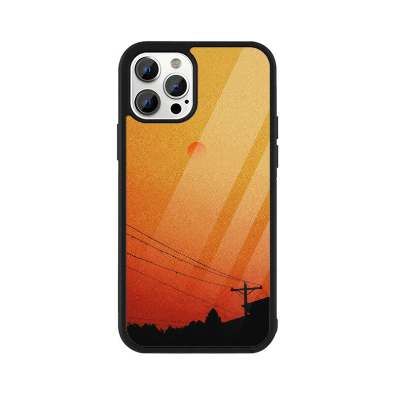 Sky on Fire | Glass iPhone Case