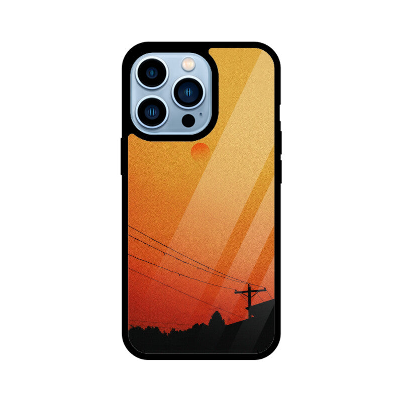 Sky on Fire | Glass iPhone Case