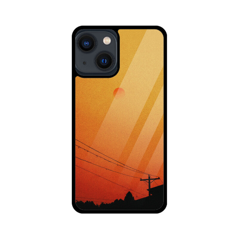 Sky on Fire | Glass iPhone Case