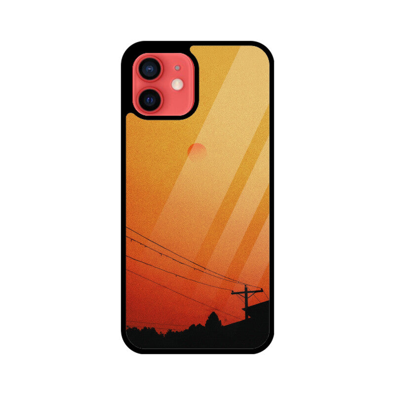 Sky on Fire | Glass iPhone Case
