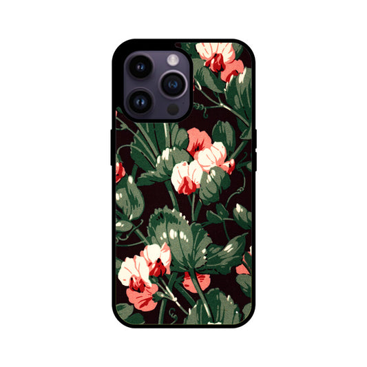 Crimson Harmony | Glass iPhone Case