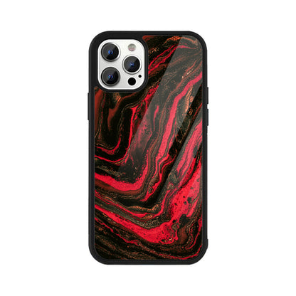 Scarlet Blaze | Glass iPhone Case