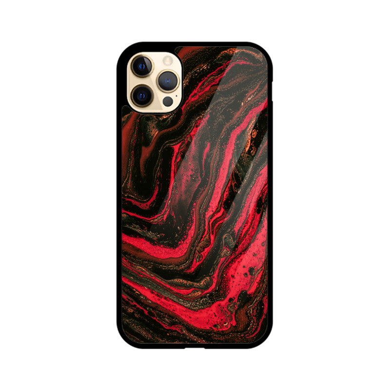 Scarlet Blaze | Glass iPhone Case