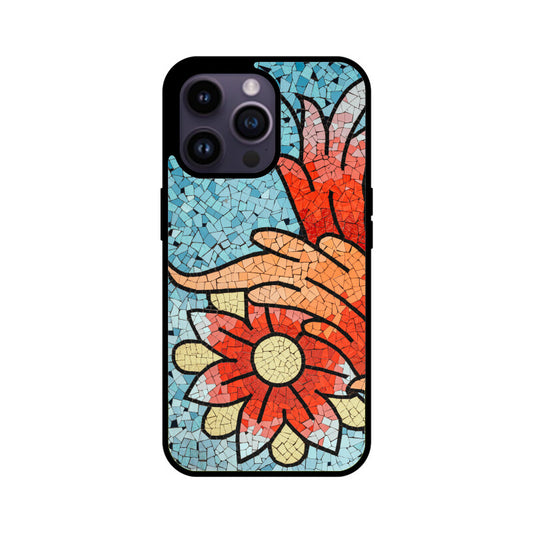 Mosaic Bloom | Glass iPhone Case