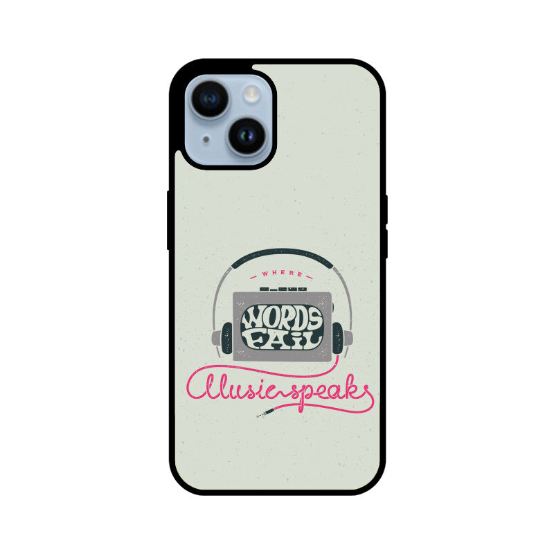 Music Speaks | Glass iPhone Case