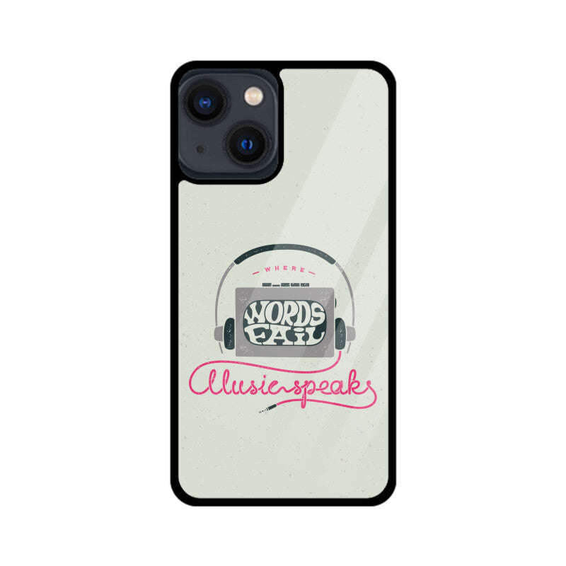 Music Speaks | Glass iPhone Case