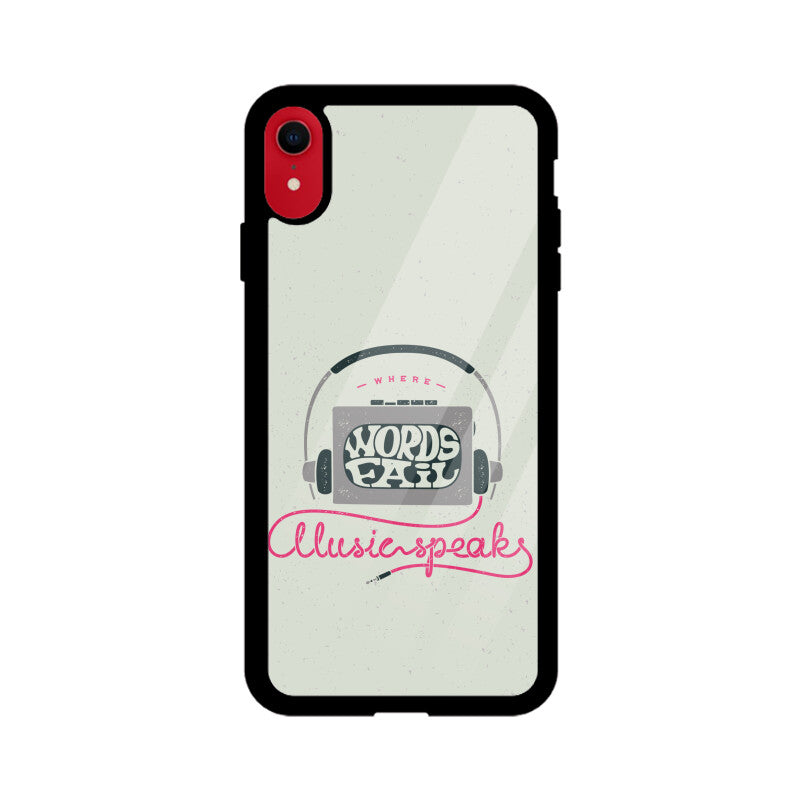 Music Speaks | Glass iPhone Case