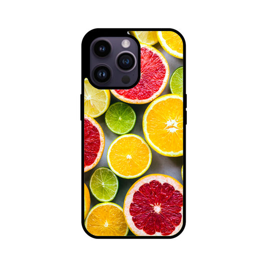 Citrus Circles | Glass iPhone Case