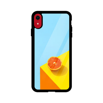 Orange Sky Corner | Glass iPhone Case
