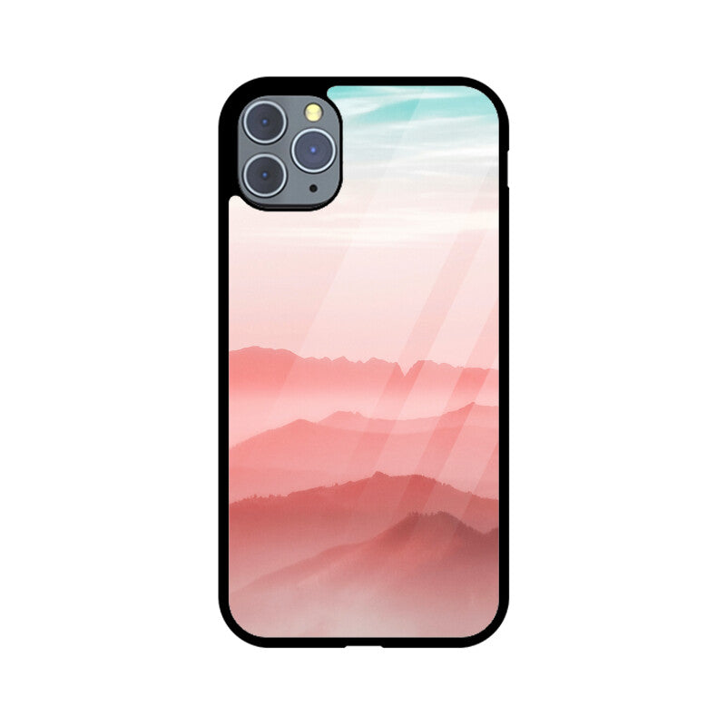 Morning Misty Blush | Glass iPhone Case