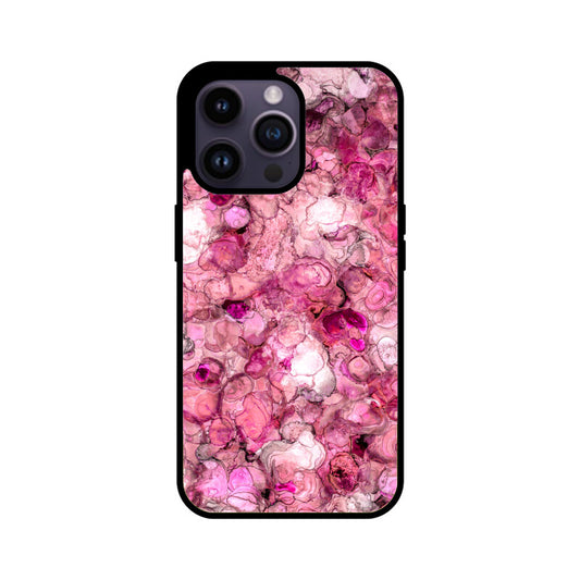 Magenta Marble | Glass iPhone Case